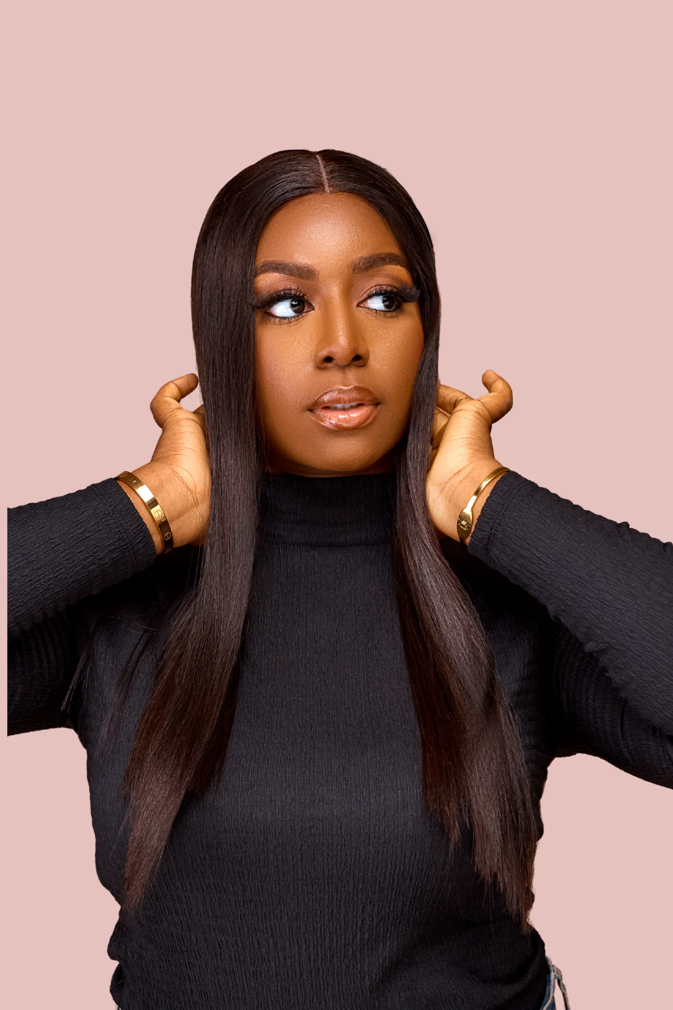 12 Inch Coffee Brown Mohrieah B.S Wig 5X5