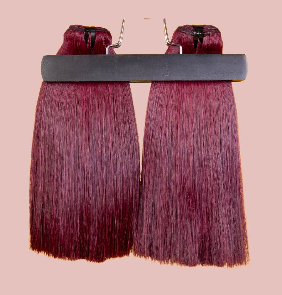 8'' BURGUNDY HAIR BUNDLE