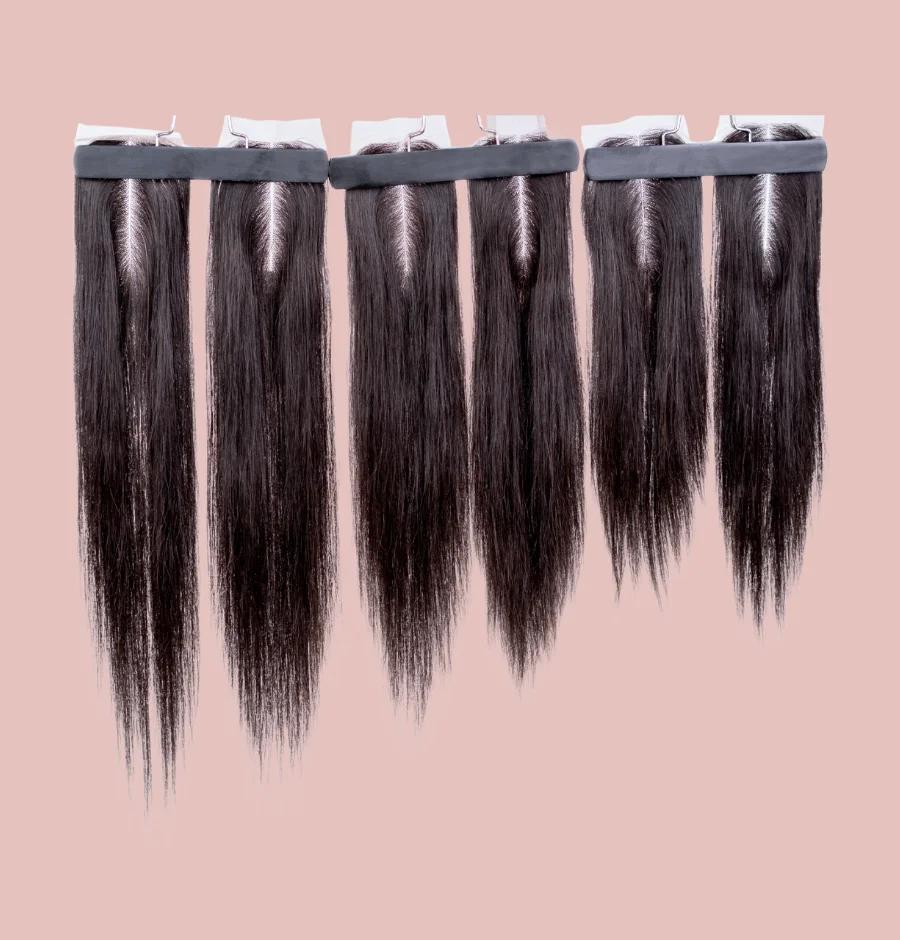 2x6 20 INCH B.S CLOSURE NATURAL COLOUR